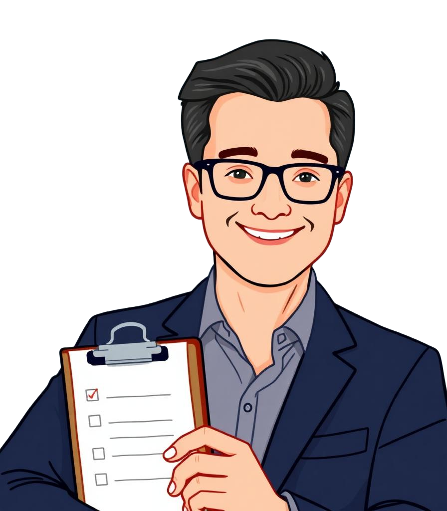 A Triaster process specialist with a checklist